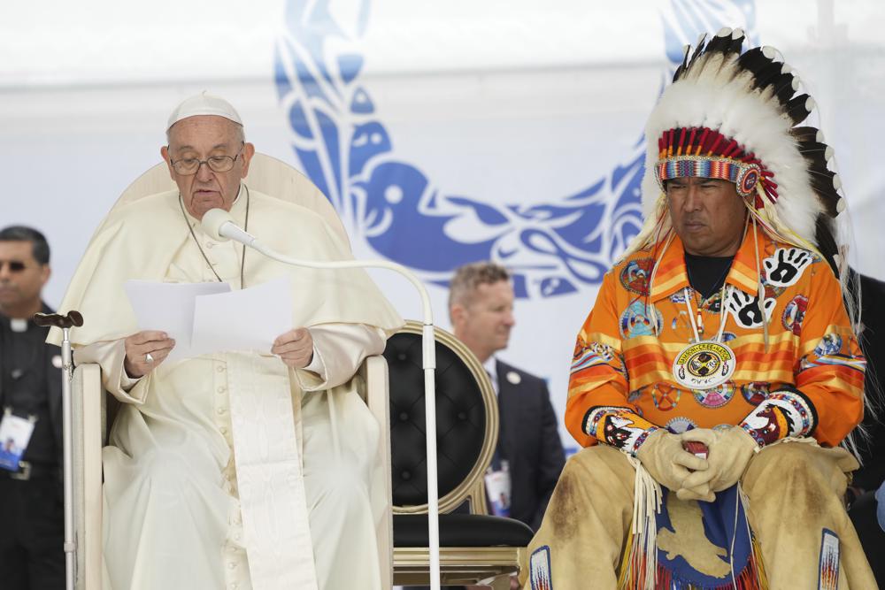 Tribal leaders, members react to pope’s apology on schools