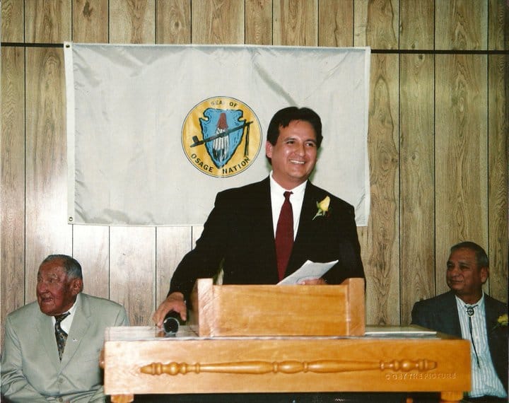 UINO Chairperson Ben Barnes shares condolences over the sudden loss of former Osage Nation Principal Chief Jim Gray
