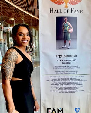 United Keetoowah Band of Cherokee Indians Congratulates Angel Goodrich on Induction into National American Indigenous Athletics Hall of Fame