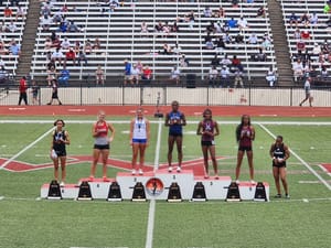 Freshman Jadyce Burns shatters records and makes mark on Oklahoma 5A track