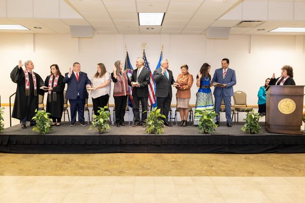 Chickasaw Nation elected officials take Oath of Office: